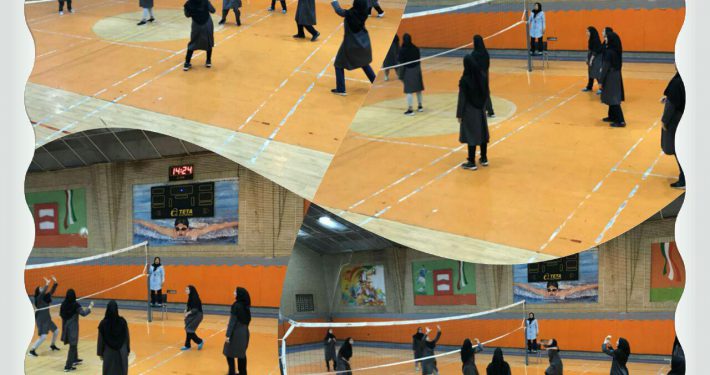 مسابقه والیبال - دبیرستان سلام فرمانیه (۴)